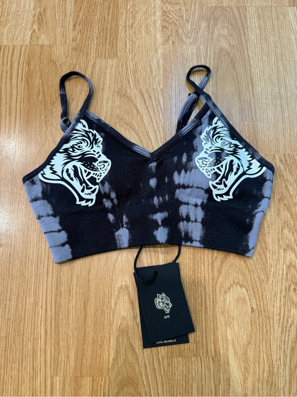 NWT Darc Sport Dual Everson Seamless Sports Bra Norse Purple Serpent Small